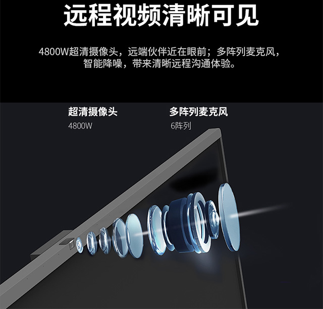 尊龙中国科技智能会议平板一体机拥有4800万高清像素