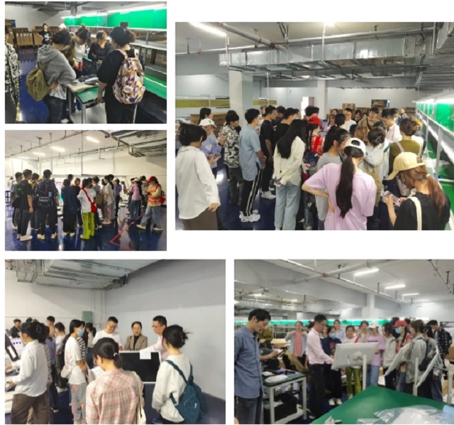 安理大人工智能学院师生参观尊龙中国科技车间